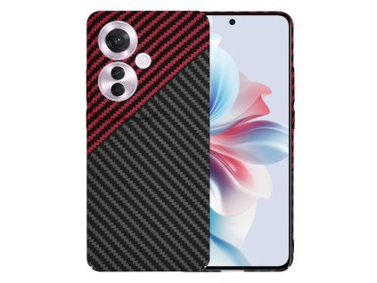 94401 techsuit carbonite fibershell kryt pre oppo reno11 f cerveny vortex
