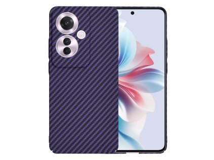 94362 techsuit carbonite fibershell kryt pre oppo reno11 f fialovy