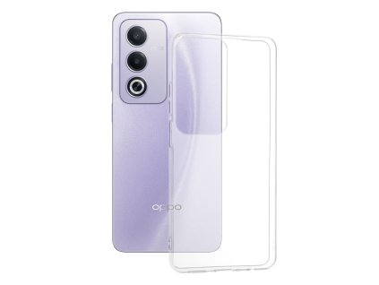 94668 techsuit clear silicone kryt velky otvor na fotoaparat pre oppo a80 5g transparentny