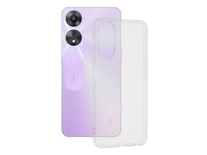 93687 techsuit clear silicone kryt pre oppo a58 5g a78 5g transparentny