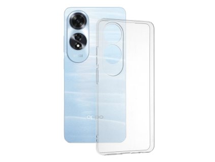 94176 techsuit clear silicone kryt pre oppo a60 4g transparentny