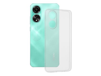 93783 techsuit clear silicone kryt pre oppo a78 4g transparentny