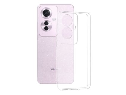93945 techsuit clear silicone kryt pre oppo reno11 f transparentny