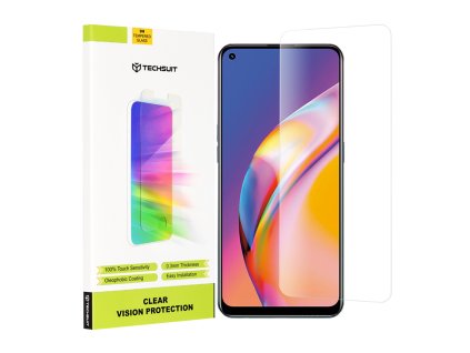 93681 techsuit clear vision glass ochranne sklo pre oppo a94 a74 4g a95 reno5 lite reno5 z reno7 5g find x5 lite realme 9 4g 9 pro plus transparentne