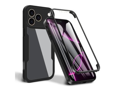 96276 2 techsuit colorverse 360 series kryt ochranne sklo pre iphone 17 pro cierny