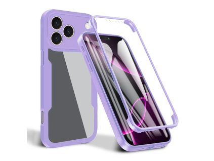 96297 2 techsuit colorverse 360 series kryt ochranne sklo pre iphone 17 pro max fialovy