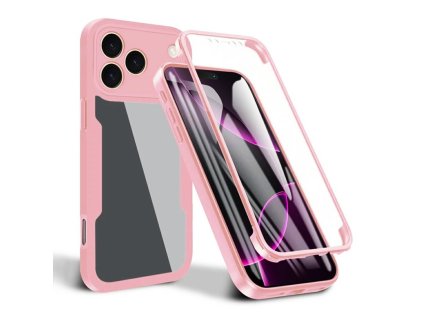 96291 2 techsuit colorverse 360 series kryt ochranne sklo pre iphone 17 pro max ruzovy