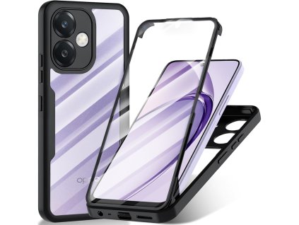94791 techsuit colorverse 360 series kryt ochranne sklo pre oppo a40 4g a60 5g cierny