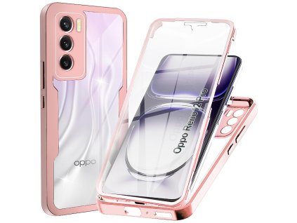 94650 techsuit colorverse 360 series kryt ochranne sklo pre oppo reno12 ruzovy