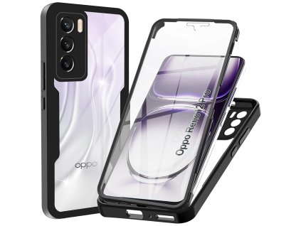 94653 techsuit colorverse 360 series kryt ochranne sklo pre oppo reno12 pro cierny