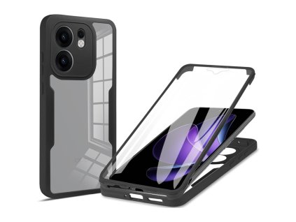 95067 techsuit colorverse 360 series kryt ochranne sklo pre oppo reno13 f 4g reno13 f 5g reno13 fs 5g cierny