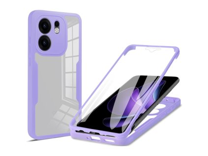 95076 techsuit colorverse 360 series kryt ochranne sklo pre oppo reno13 f 4g reno13 f 5g reno13 fs 5g fialovy