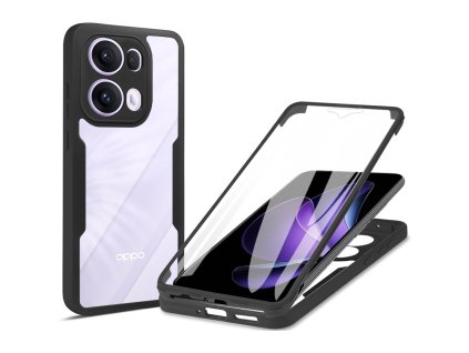 95091 techsuit colorverse 360 series kryt ochranne sklo pre oppo reno13 pro cierny