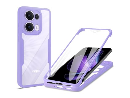95100 techsuit colorverse 360 series kryt ochranne sklo pre oppo reno13 pro fialovy