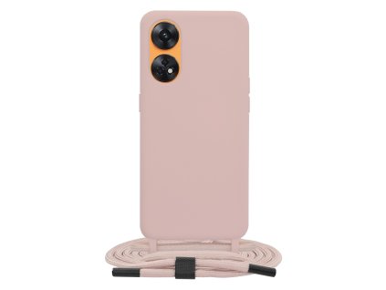 93729 techsuit crossbody lanyard puzdro so snurkou pre oppo reno8 t ruzove