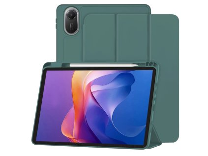 93441 1 techsuit flex trifold puzdro so stojanom a drziakom na ceruzku pre xiaomi redmi pad 2 zelene