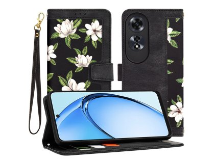 94164 techsuit flipcraft puzdro pre oppo a60 4g flowers of the dawn