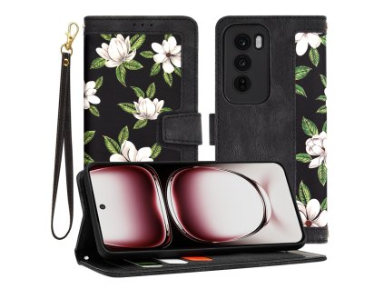 94251 techsuit flipcraft puzdro pre oppo reno12 pro flowers of the dawn