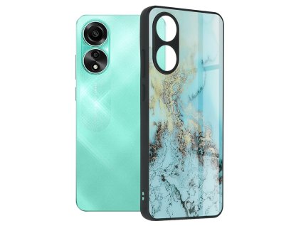 93780 techsuit glaze series kryt pre oppo a78 4g modry ocean