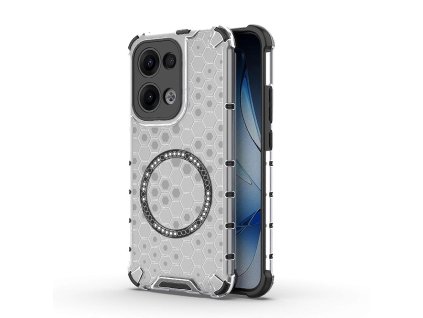95124 techsuit honeycomb shield magsafe kryt pre oppo reno13 biely