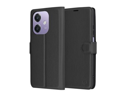 94749 techsuit leather folio puzdro pre oppo a40 4g a60 5g cierne