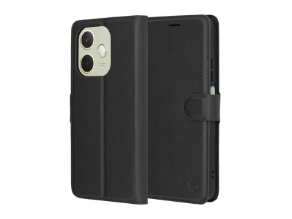 95154 techsuit leather folio puzdro pre oppo a5 pro 4g a5 pro 5g cierne