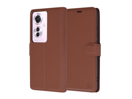 94158 techsuit leather folio puzdro pre oppo reno11 f hnede