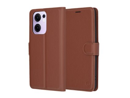 94899 techsuit leather folio puzdro pre oppo reno13 f 4g reno13 f 5g reno13 fs 5g hnede