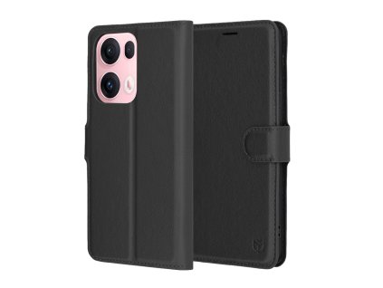 94908 techsuit leather folio puzdro pre oppo reno13 pro cierne