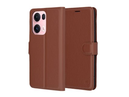 94911 techsuit leather folio puzdro pre oppo reno13 pro hnede