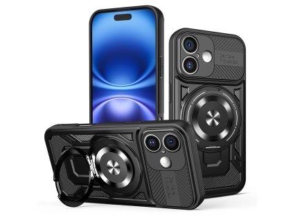 96771 techsuit ruggedcam kryt pre iphone 16 plus cierny