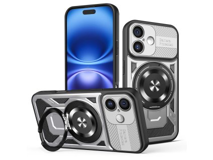 96777 techsuit ruggedcam kryt pre iphone 16 plus sivy