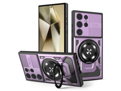 97713 techsuit ruggedcam kryt pre samsung galaxy s24 ultra fialovy