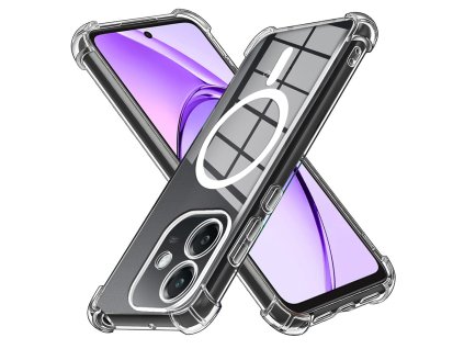 95109 techsuit shockproof clear silicone magsafe obal pre oppo a40 4g priehladny