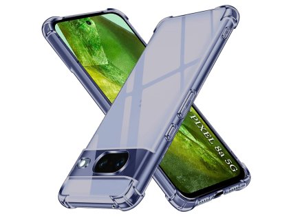 96525 2 techsuit shockproof clear silicone obal pre google pixel 8a dymovo cierny