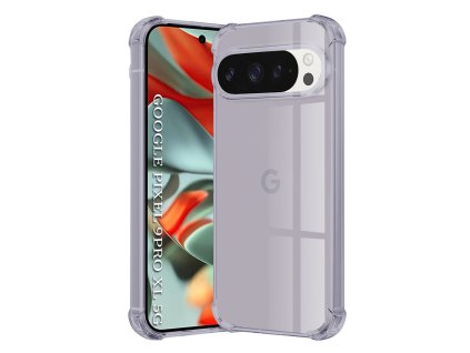 96465 2 techsuit shockproof clear silicone obal pre google pixel 9 pro xl dymovo cierny