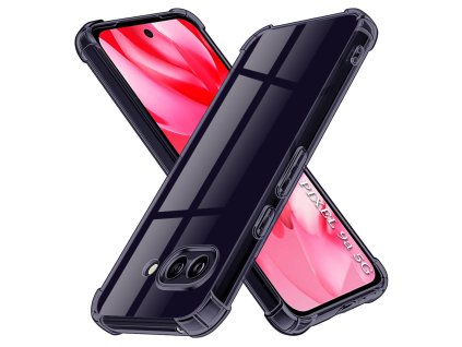 96414 2 techsuit shockproof clear silicone obal pre google pixel 9a dymovo cierny