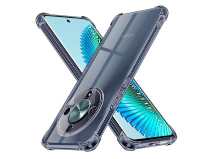 93498 2 techsuit shockproof clear silicone obal pre honor magic6 lite dymovo cierny
