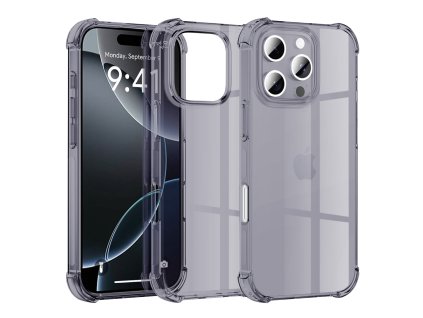 93468 2 techsuit shockproof clear silicone obal pre iphone 16 pro max dymovo cierny