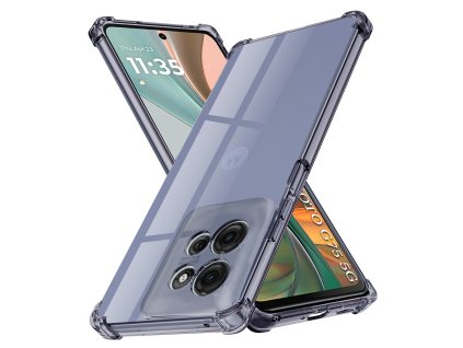 96417 2 techsuit shockproof clear silicone obal pre motorola moto g75 dymovo cierny