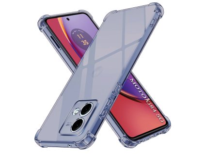96522 2 techsuit shockproof clear silicone obal pre motorola moto g84 dymovo cierny