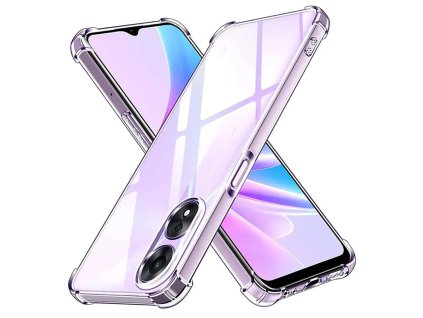 93879 techsuit shockproof clear silicone obal pre oppo a58 5g a78 5g priehladny