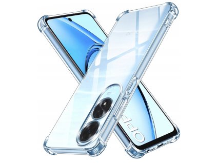 94179 techsuit shockproof clear silicone obal pre oppo a60 4g priehladny