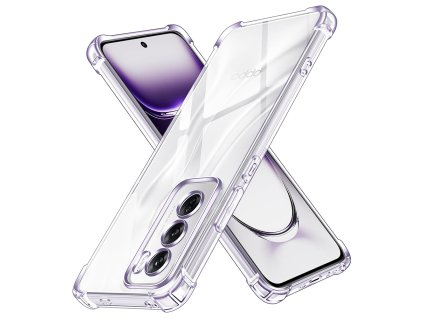 94272 techsuit shockproof clear silicone obal pre oppo reno12 priehladny