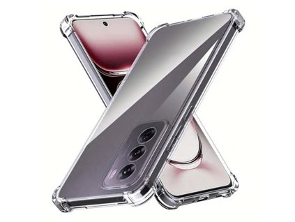 94275 techsuit shockproof clear silicone obal pre oppo reno12 pro priehladny