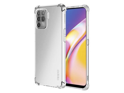 93864 techsuit shockproof clear silicone obal pre oppo reno5 lite oppo a94 4g priehladny