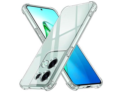 93894 techsuit shockproof clear silicone obal pre oppo reno8 pro priehladny