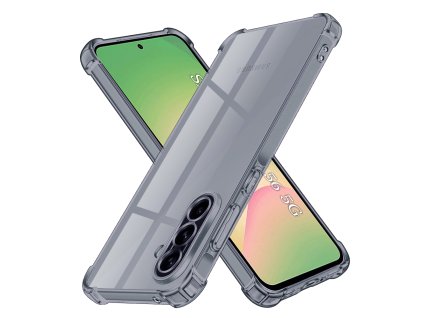 97056 techsuit shockproof clear silicone obal pre samsung galaxy a56 5g dymovo cierny