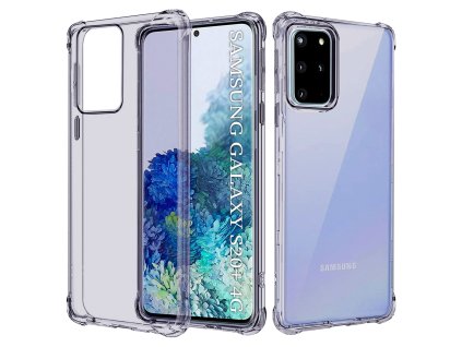 97110 2 techsuit shockproof clear silicone obal pre samsung galaxy s20 plus 4g s20 plus 5g dymovo cierny