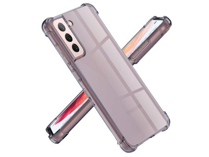 97176 2 techsuit shockproof clear silicone obal pre samsung galaxy s21 5g dymovo cierny